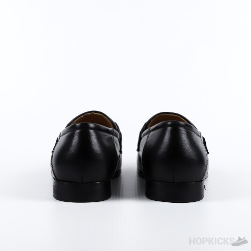 Gucci Black Leather Loafers Moccasins Quentin (Premium Plus Batch) 