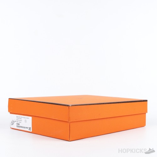 Hermes Neon Orange Fabric Izmir Sandals (Premium Batch)
