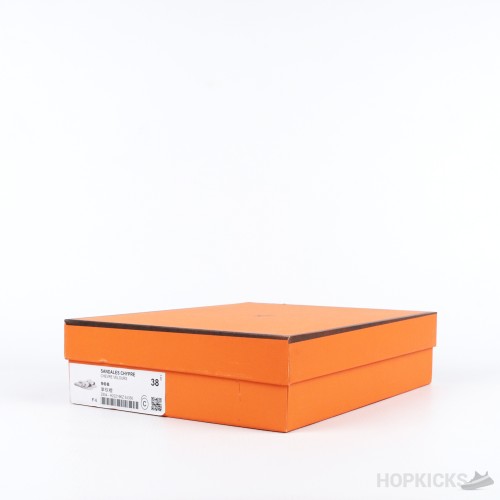 Hermes Oran Orange Sandal Mule Epson Leather (Premium Batch)