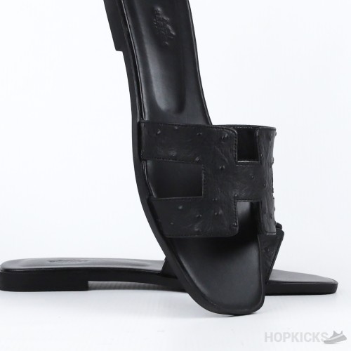 Hermes Oran Sandals Black (Premium Batch)