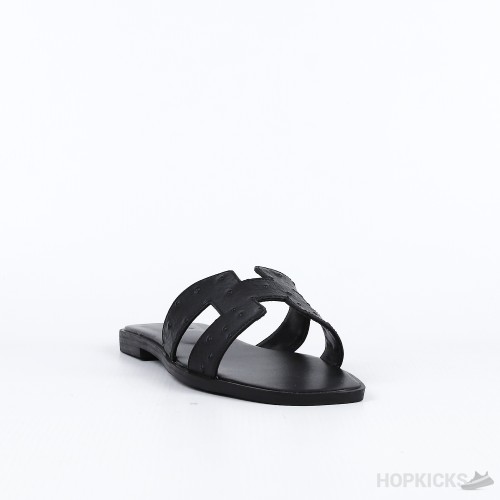 Hermes Oran Sandals Black (Premium Batch)