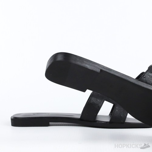 Hermes Oran Sandals Black (Premium Batch)