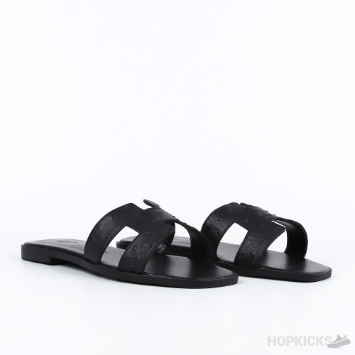 Hermes Oran Sandals Black (Premium Batch)