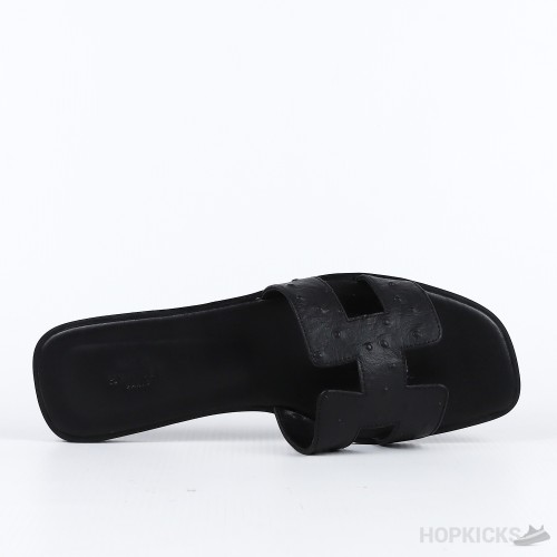 Hermes Oran Sandals Black (Premium Batch)