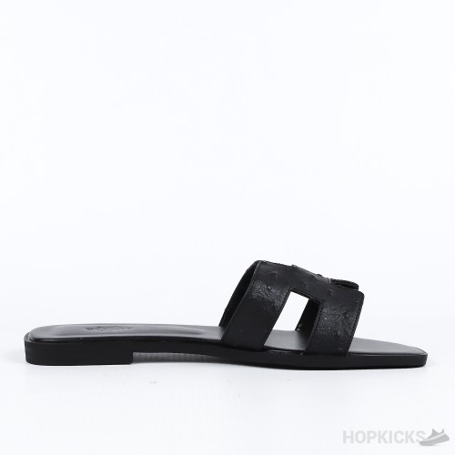 Hermes Oran Sandals Black (Premium Batch)