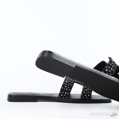 Hermes Black Rhinestones Oran BN (Premium Batch)