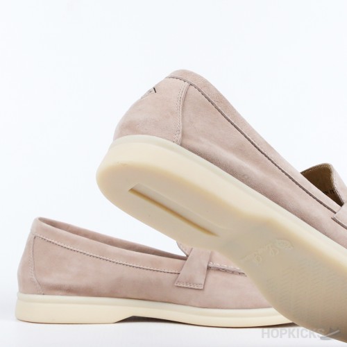Loro Piana Brown Suede Summer Charms Walk Loafers (Premium Plus Batch)
