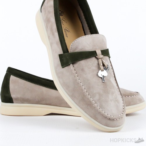 Loro Piana Women's Summer Charm Walk Suede Leather Shoes (Premium Plus Batch)