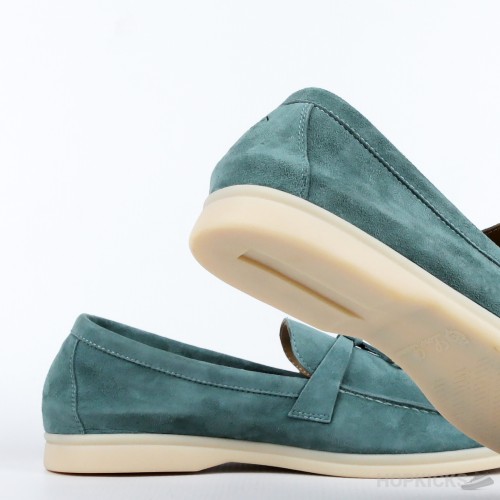 Loro Piana Sea Green Summer Charm Loafer (Premium Batch)
