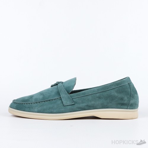 Loro Piana Sea Green Summer Charm Loafer (Premium Batch)