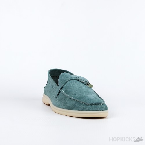 Loro Piana Sea Green Summer Charm Loafer (Premium Batch)