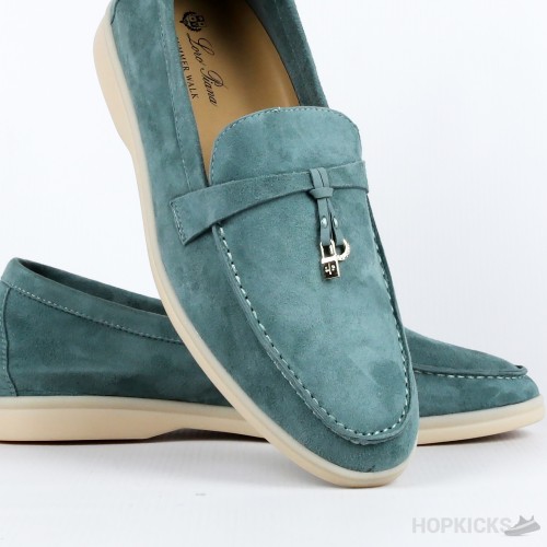 Loro Piana Sea Green Summer Charm Loafer (Premium Batch)
