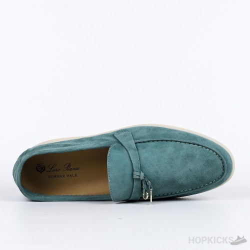 Loro Piana Sea Green Summer Charm Loafer (Premium Batch)
