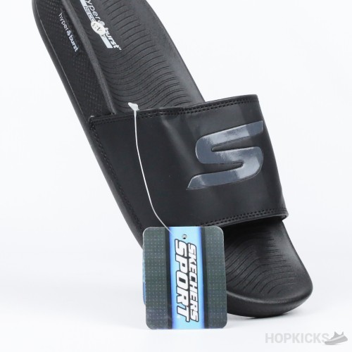 Skechers Hyper Burst Memory Foam Slide Black