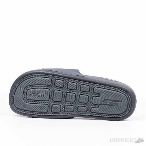 Skechers Hyper Burst Memory Foam Slide Grey 