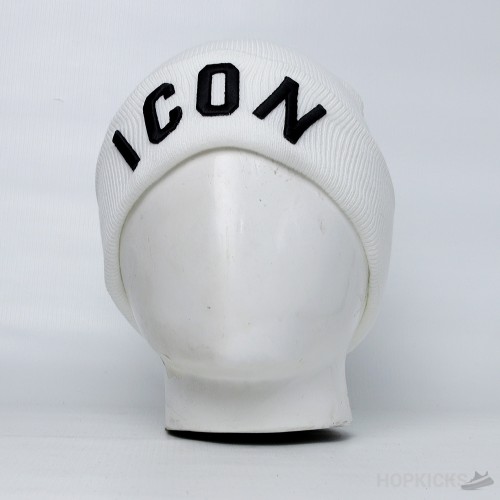 Dsquared2 Icon Black White Beanie