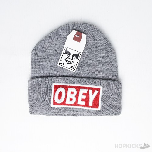 Obey Grey Beanie