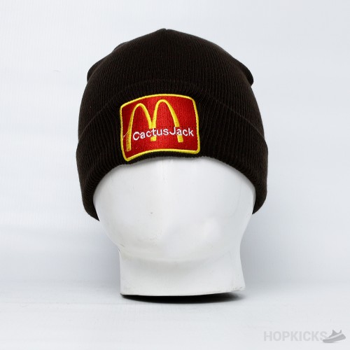 Travis Scott x McDonald's Cj Arches Beanie Brown