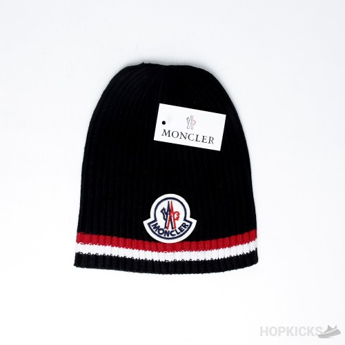 Moncler Tri-Colour Black Beanie