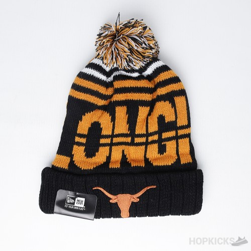 Texas Orange Longhorns Colossal Cuffed Knit Hat with Pom