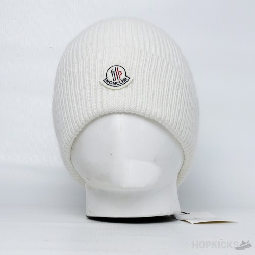 Moncler Ribbed-Knit Beanie Hat