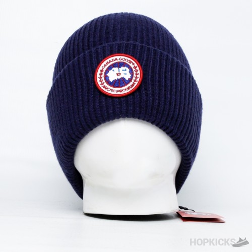 Canada Goose Wool Beanie in Blue