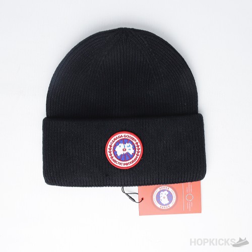 Canada Goose Wool Beanie in Black