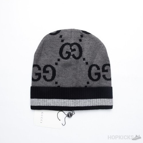 Gucci Logo-Jacquard Cashmere Beanie