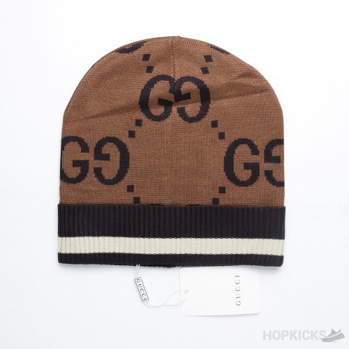 Gucci Intarsia-Knit Logo Hat