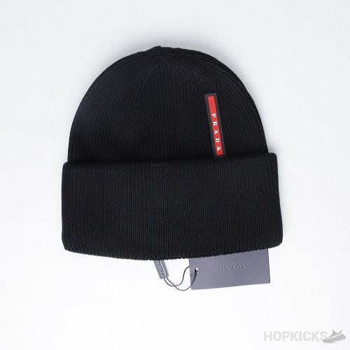 Prada Wool Beanie in Black