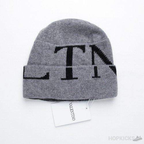 Valentino Garavani VLTN Beanie Grey