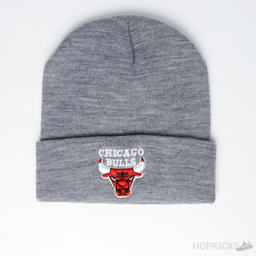 Chicago Bulls Beanie Official Grey