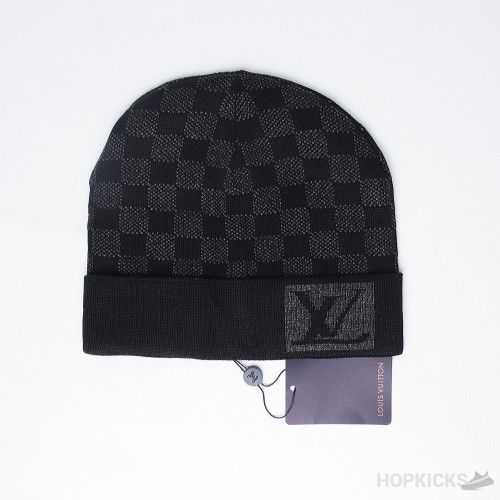 Luxurious Louis Vuitton Signature Beanie Double Black