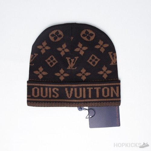 Louis Vuitton Monogram Brown Beanie