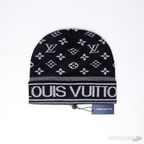 Louis Vuitton Monogram Black Beanie