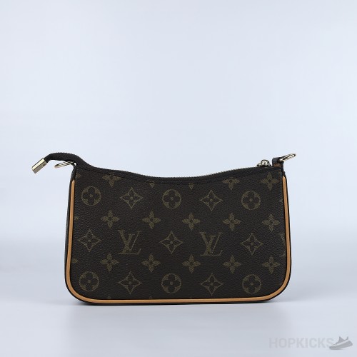 LV Women's Classic Retro Floral Pouch On Strap [Economy Batch]