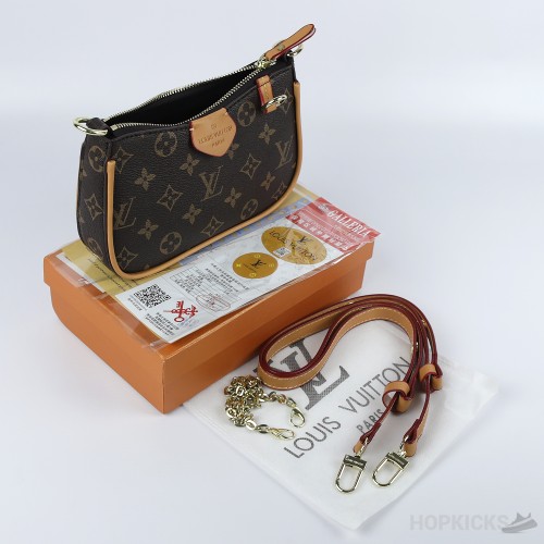 LV Multi Pochette Accessories (Dark Brown) [Economy Batch]