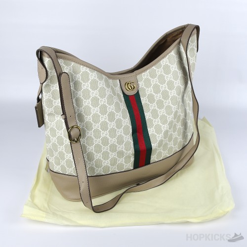 Gucci Ophidia GG Supreme Small Shoulder Bag Beige [Economy Batch]