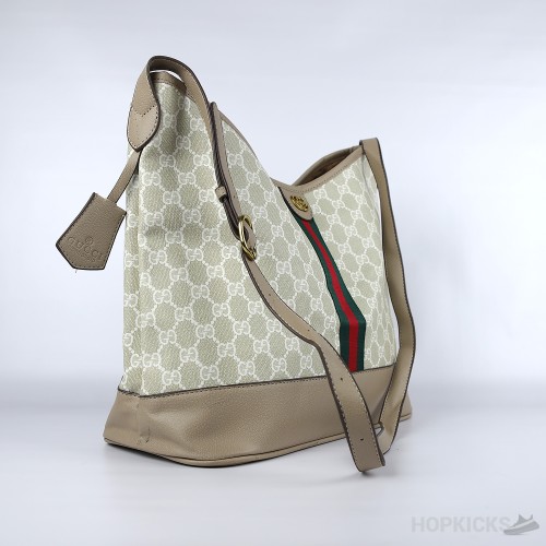 Gucci Ophidia GG Supreme Small Shoulder Bag Beige [Economy Batch]