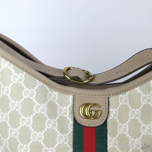 Gucci Ophidia GG Supreme Small Shoulder Bag Beige [Economy Batch]