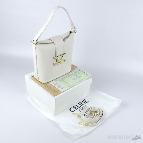 Celine Mini Bucket Triomphe In Smooth Calfskin [Economy Batch]
