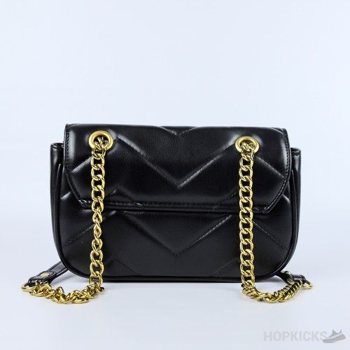 Gucci Black Leather Small Shoulder Bag