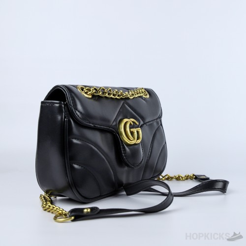 Gucci Black Leather Small Shoulder Bag