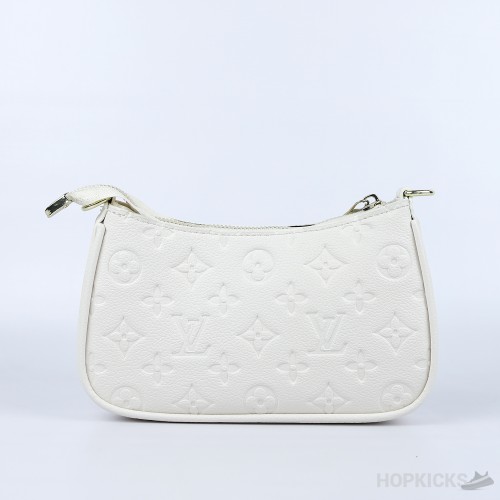 LV Cream Easy Pouch On Strap [Economy Batch]