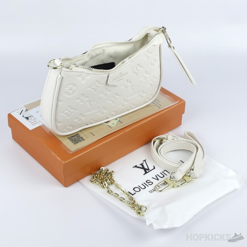 LV Cream Easy Pouch On Strap [Economy Batch]