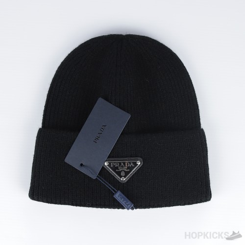 Prada Wool And Cashmere Beanies With Black