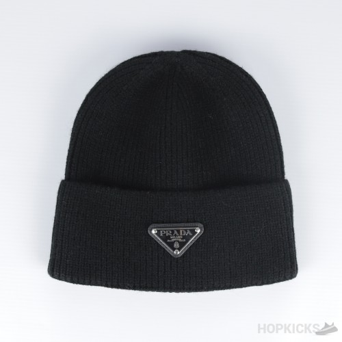 Prada Wool And Cashmere Beanies With Black