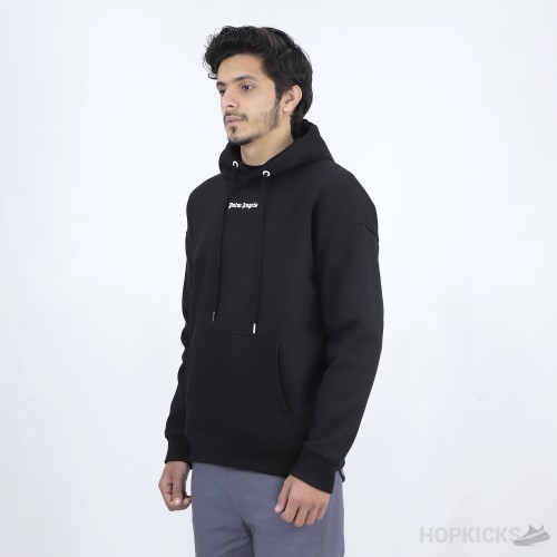 Palm Angels Logo-Print Cotton Hoodie