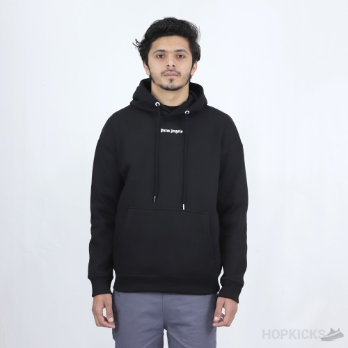 Palm Angels Logo-Print Cotton Hoodie
