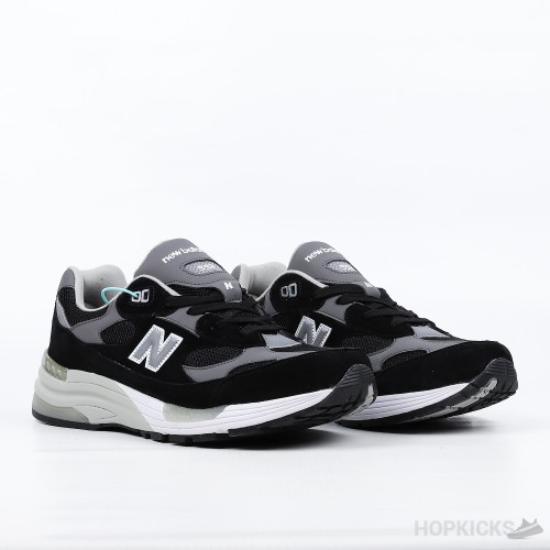 New Balance 992 Black Grey Suede (Premium Plus Batch)